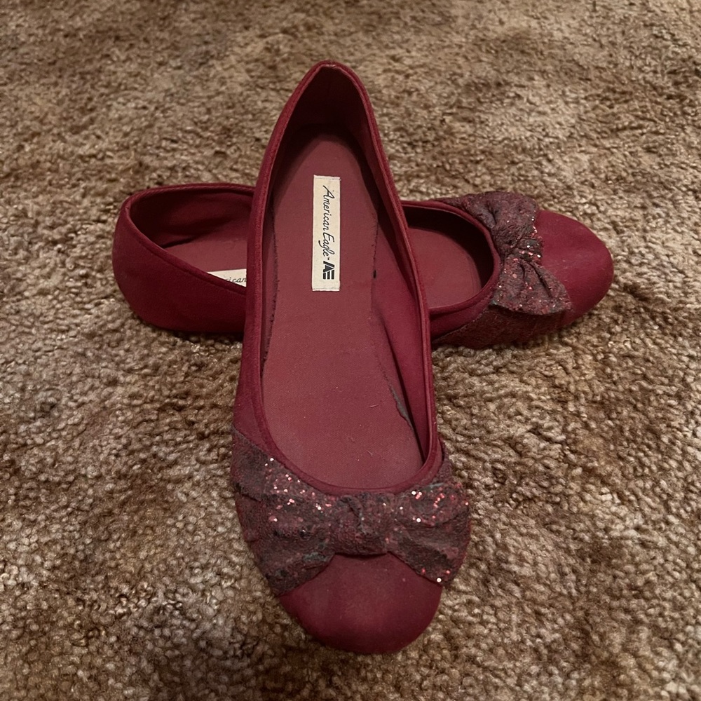 NWOT Women's American Eagle Avery Bow Flat